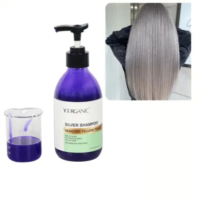 Three Minutes off Yellow Color Silver Hair Family Pack Own Purple Shampoo