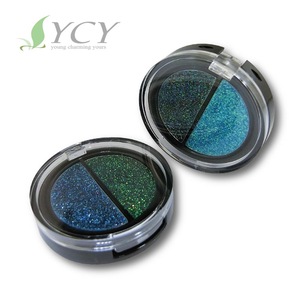 Two color body pressed glitter