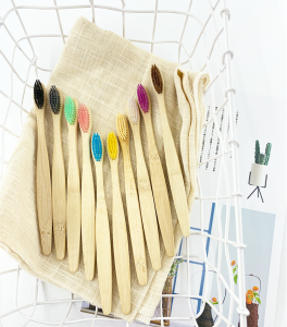 Wholesale customized CE certification pollution free adult eco friendly natural bamboo toothbrush