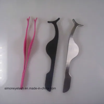 Wholesale Newest High Quality Pink Lash Applicator Tweezers with Private Label