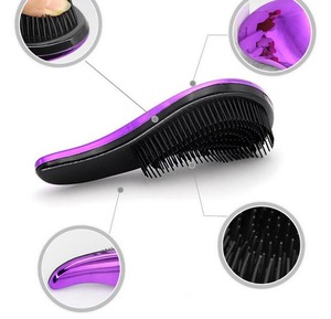 Yaeshii Professional Loop Brush for Human Hair Extensions and Wigs Detangling Hair Brush