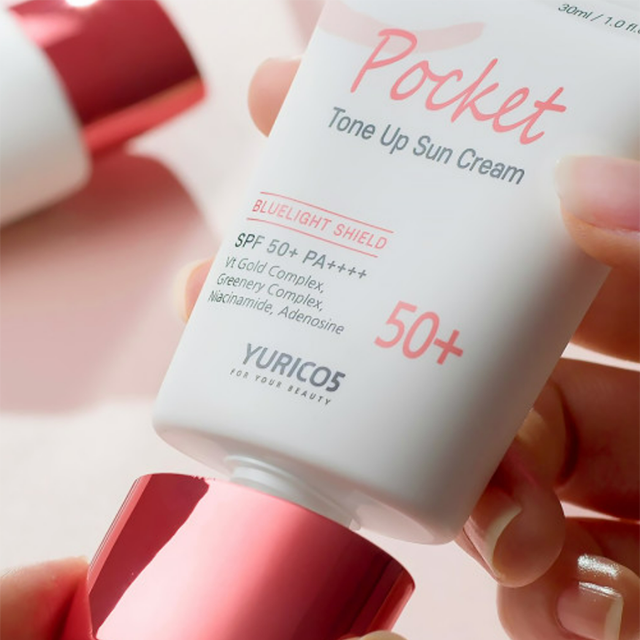 YURICOS Pocket Tone Up Sun Cream