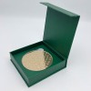 Portable Pocket Gold Clover Cosmetic Mirror Zinc Alloy Folding Double Sided Makeup Mirror