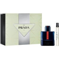 Prada Luna Rossa Carbon Eau de Toilette 50ml Gift Set.