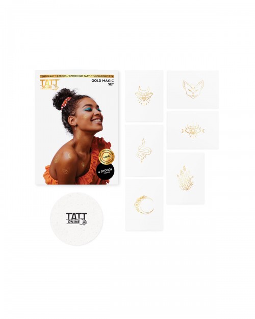 Gold Magic Set - TATTon.me temporary tattoos