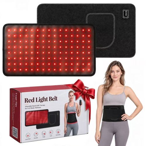 Red Light Therapy Belt, Infrared Therapy Pad for Pain Relief