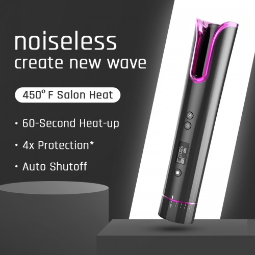 New Cordless Auto Hair Curler/ Curling Iron