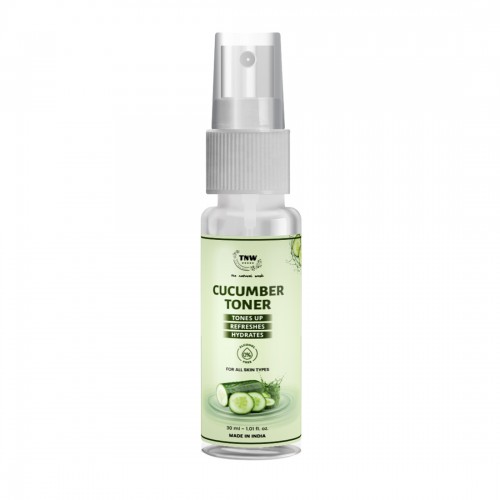TNW -The Natural Wash cucumber Toner Mini 30ml | Toner & Makeup remover | For fresh & Hydrated skin | 30ml