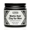 Custom Logo Hair Clay Paste for Men