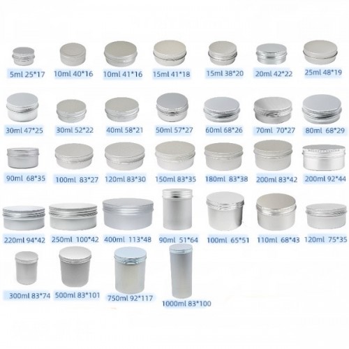 Customized Mini Oxidizing Aluminum Perfume Bottle Jar