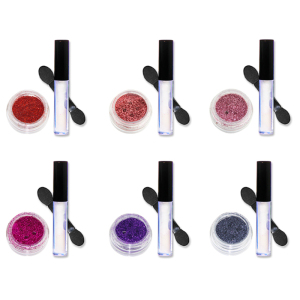 3 In 1 Set Eyeshadow Glitter Glue Brush Powder Loose Glitter Eyeshadow