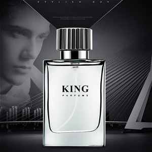 30ml Men King Cologne Glass Bottle Perfume French Brand Jasmine Sandalwood Amber Citrus Lavender Lasting Fragrance OEM / ODM