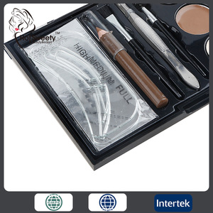 6color clear cover waterproof longalsting eyebrow powder palette kit do custom brand eyebrow makeup