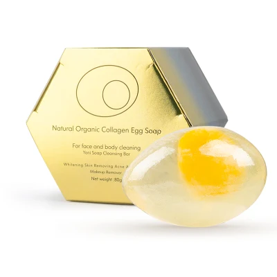 Aixin Private Label Egg Shape Soap for Face and Body Whitening Cleaning Bar Handmade Collagen Egg Soap