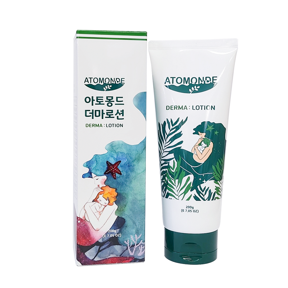 Atomonde Derma Lotion 200g Baby Hypoallergenic Face &amp; Body Moisturizer Family Care Allergy Friendly