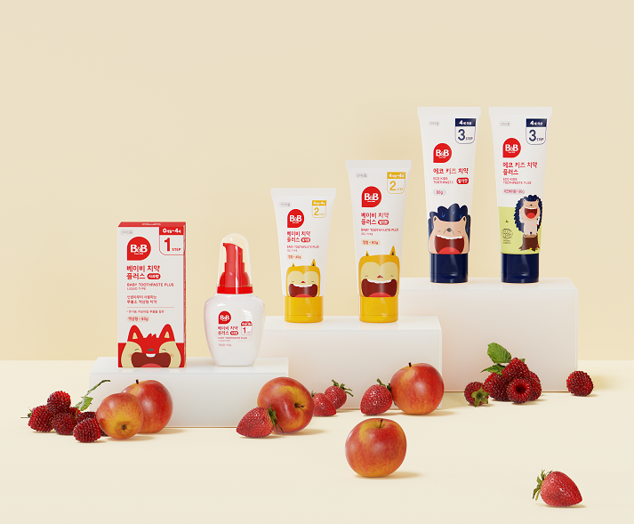 B&amp;B)Baby Oral care Product (Toothbrush, Toothpaste, Tooth Wet Tissue)