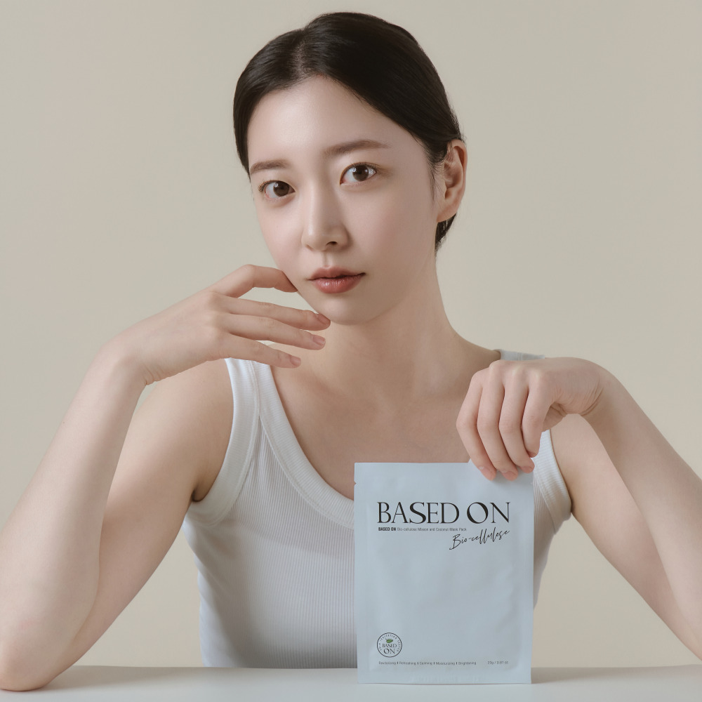 BASED ON  Bio-celluouse Miseon and Coconut Mask Pack  23g*5sheets_skin care, mask, mask sheet