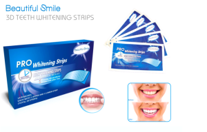 Beautiful Smile PRO White Effects Dental Whitestrips Non Peroxide Tooth Whitening Gel 3D Teeth Whitening Strips