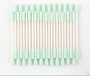 custom cotton buds Wooden Stick Cotton Buds swabs