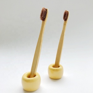 Custom disposable use reusable CE certification 100% degradation bamboo  toothbrush BPA free