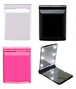 Custom promotion plastic cosmetic mirror/pocket mirror/compact mirror