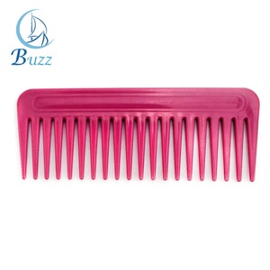 Customized color and logo cheap plastic custom hair combs wholesale