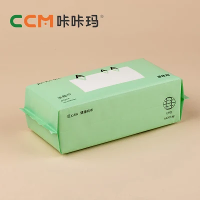 Customized Private Label 100 PCS Disposable Removable Face Towel Cotton Tissues