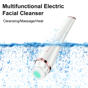 Facial Cleaning Waterproof Brush Face Cleaning Electric Facial Cleanser Washing Brush Mini Electric Facial Brush