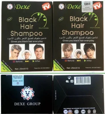 Factory Price Private Label Organic Instant Dark Hair Natural Hair Dye Black Color Shampoo