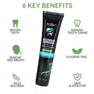 Free Design Private Label Natural Formula Peppermint Whitening Bamboo Charcoal Toothpaste