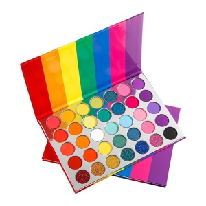 Glitter customize eye shadow private label cosmetics korean makeup products eyeshadow palette maquillage