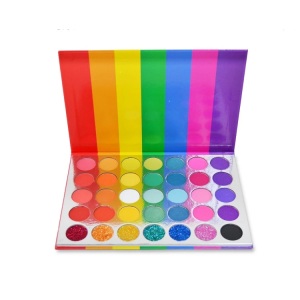 Glitter customize eye shadow private label cosmetics korean makeup products eyeshadow palette maquillage