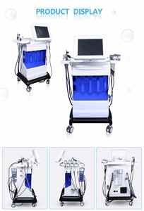 guangzhou Newest beauty machine multifunction facial machine Hydra +oxygen+BIO+skin scrubber+PDT for skin care