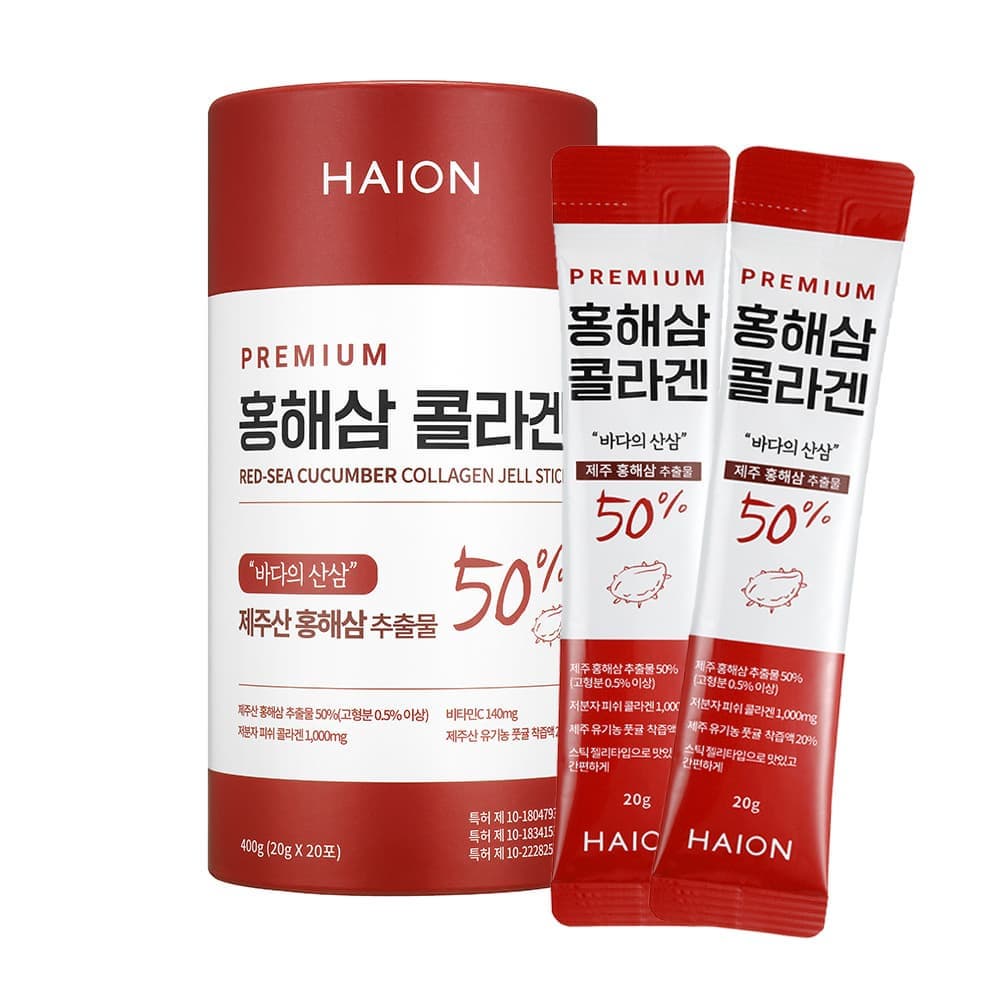 HAION RED SEA CUCUMBER  COLLAGEN JELLY STICK