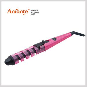 Hair Curling iron with plastic protection