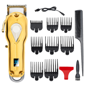 Hair Cut Clippers Trimmer T Outliner USB Charger Gold Accessories Packing Hair Trimmers