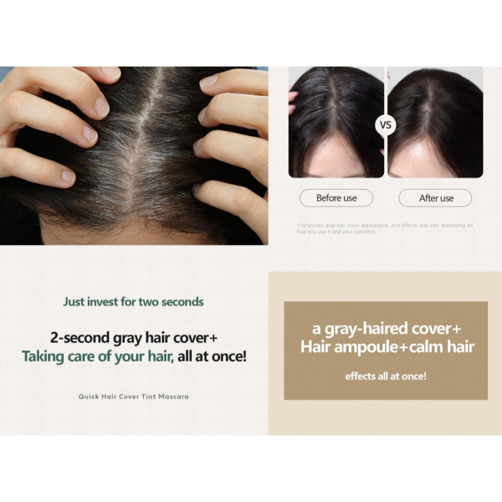 Hair Mascara (White Hair Cover + Hair Nutrition)