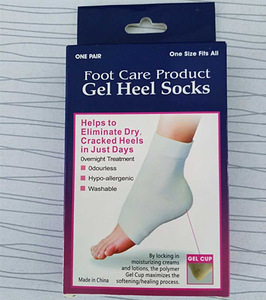 Hot sale Dry Skin Protector Moisturizing Silicone Gel Heel Socks OEM