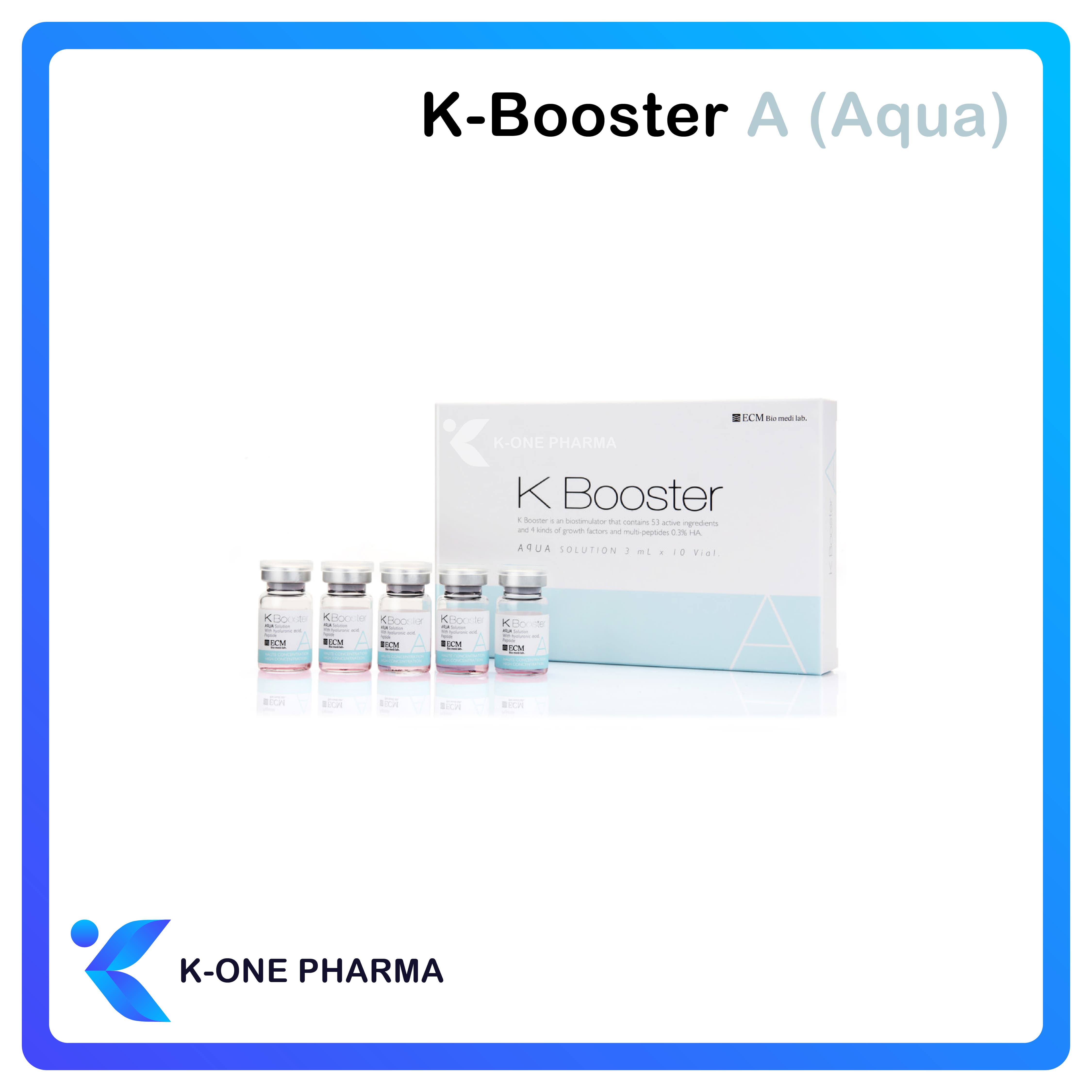  K-Booster A Aqua Skin Revitalization Biostimulation of Dermal Fibroblast Collagen Booster
