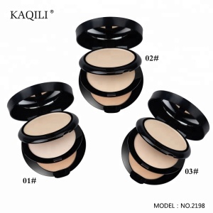 Kaqili brand custom private label high  quality com-pact powder oem face makeup pressed powder