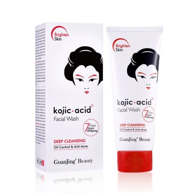 Kojic Acid Face Cleanser Deep Cleansing Anti Acne Oil Control Kojic Acid Facial Wash 100g