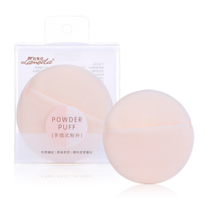 Lameila Hand-inserted Flocking Cosmetic Makeup Sponge Puff Application Loose Makeup Powder Puff