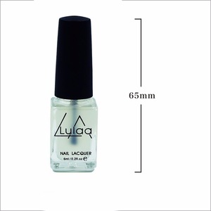 LULAA Hot sale 6ml/bottle Nail Gel Polish Nail Art Finish Top Coat Matt transparent nail polish