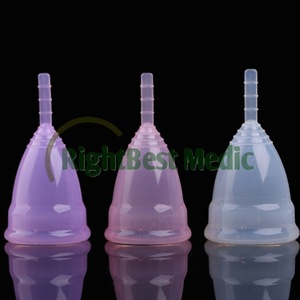 Medical Grade Silicone Menstrual Cup Period Feminine Cup