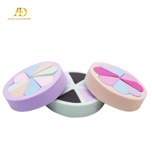 Multi colors private label beauty accessories sponge powder puff