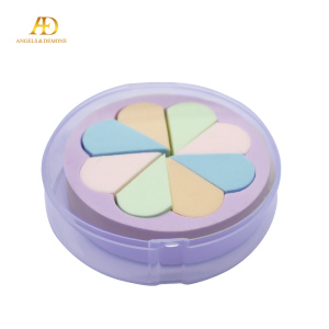 Multi colors private label beauty accessories sponge powder puff