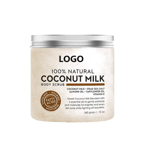 Natural Deep Cleansing Exfoliator Coconut Milk Body Scrub