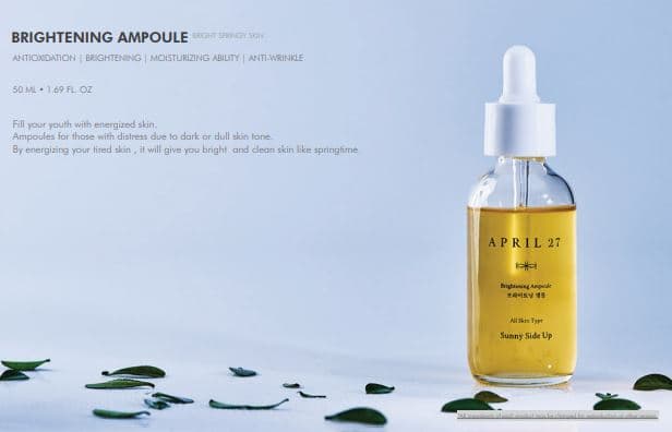  Nature Skin Care Brand April27 Brightening Ampoule