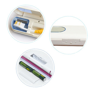 New Intelligent Automatic Design Portable UV Toothbrush Sanitizer Box For Travel Use