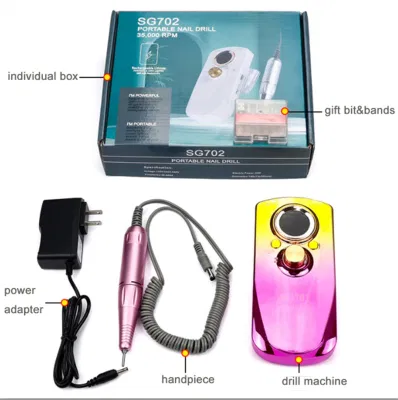 New Japanese-Style Sg702 Nail Polisher Electric Nail Polishing Machine 35000 Rpm Silent Peeling Dead Skin Nail Drill